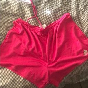 Adidas pink shorts